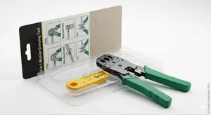 Crimping Tool Rj45,11,12 Network Cable Cut, Stripper, Crimper Kit