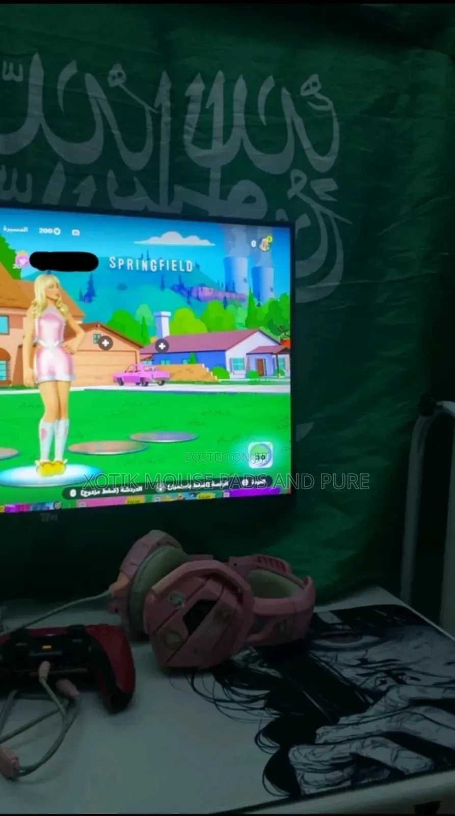 80 X 30 X 0.2cm Anime Girl Themed Mouse Pad - Desk Mat