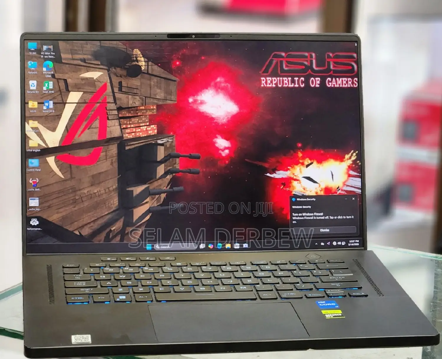 New Laptop Asus ROG Zephyrus G15 16GB Intel Core I7 SSD 512GB