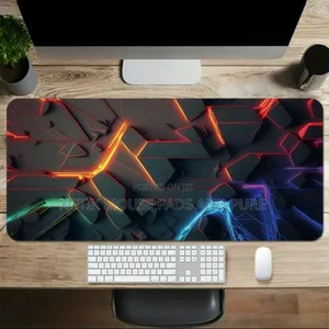 80 X 30 X 0.2cm 3d Lined Mouse Pad - Desk Mat