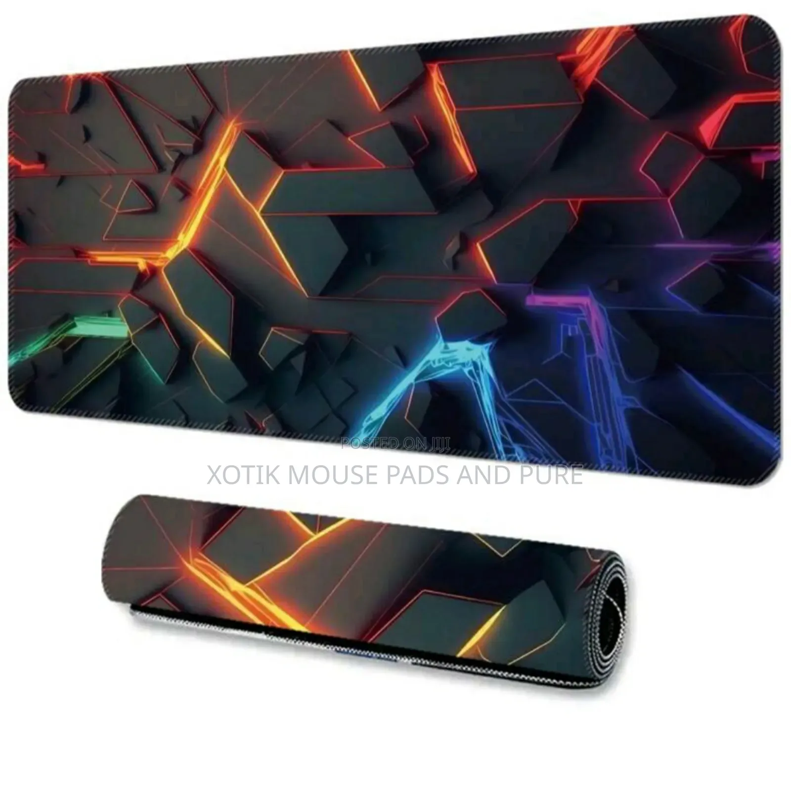 80 X 30 X 0.2cm 3d Lined Mouse Pad - Desk Mat