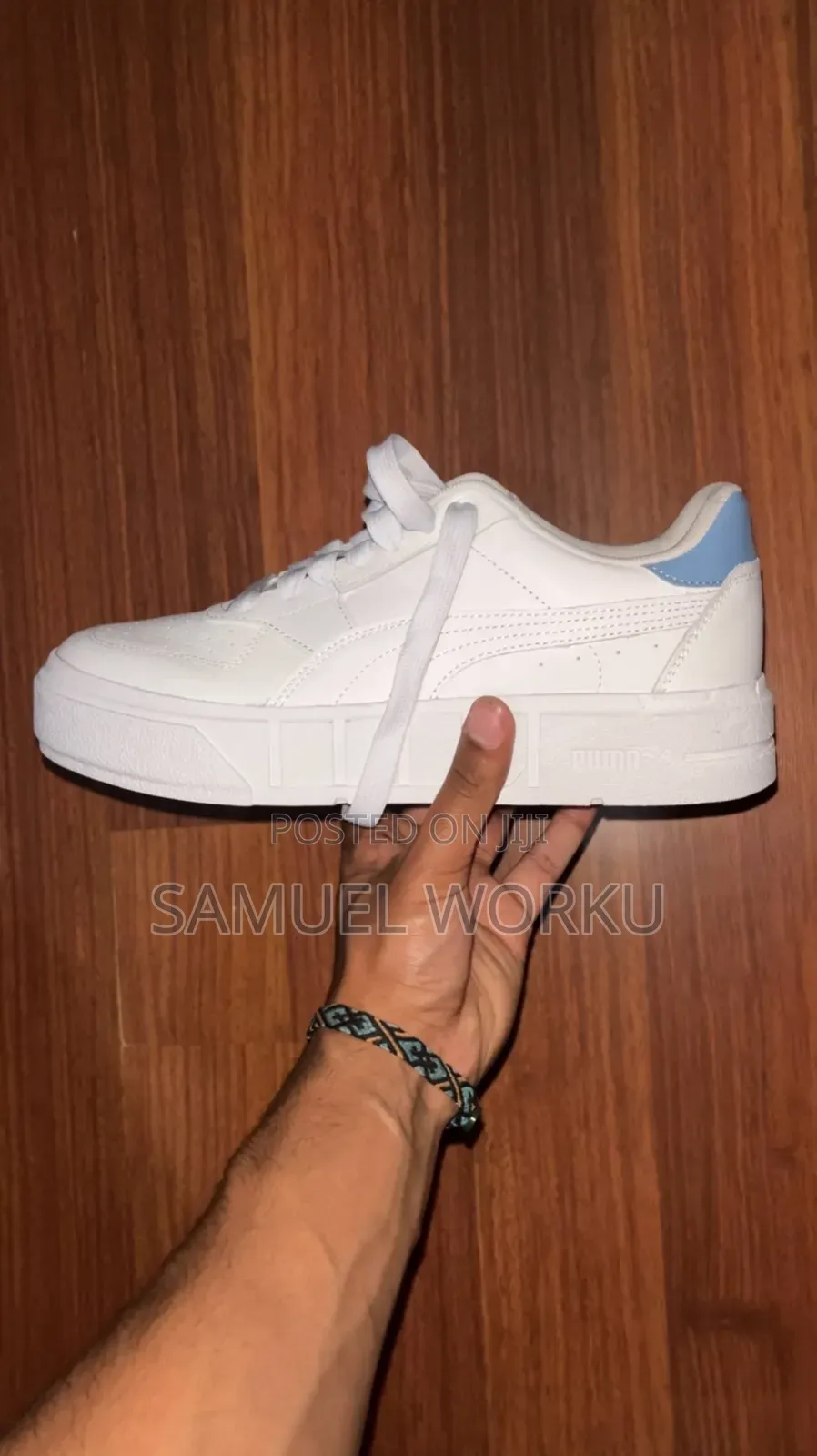 Puma(Wmns) Puma Cali Court Leather 'White Zen Blue'