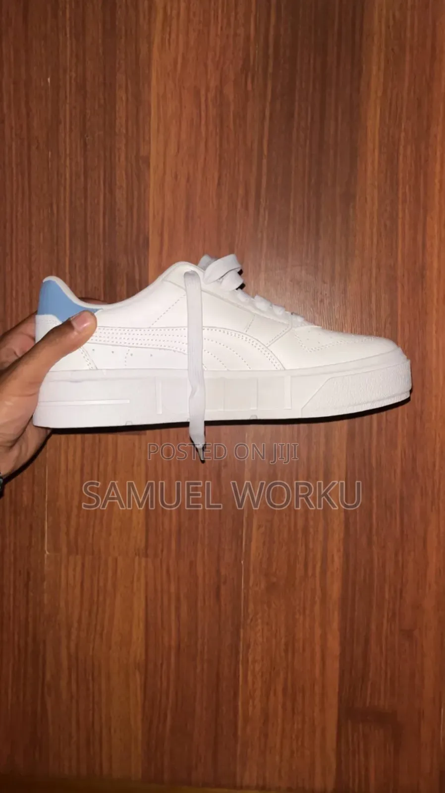 Puma(Wmns) Puma Cali Court Leather 'White Zen Blue'