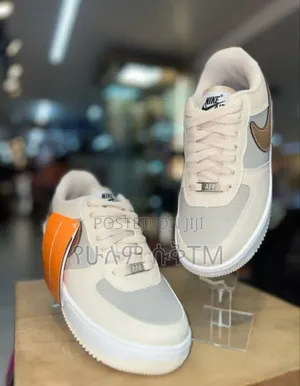 Nike Air Force 1 Low '07 'Beige/Brown Swoosh' Men's Shoes