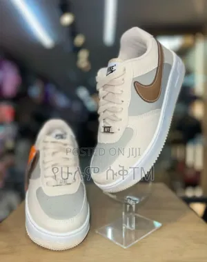 Nike Air Force 1 Low '07 'Beige/Brown Swoosh' Men's Shoes