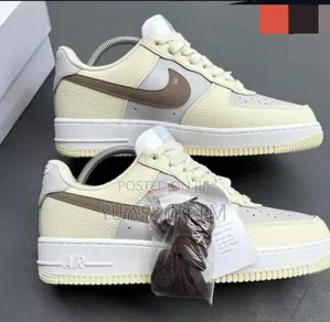 Nike Air Force 1 Low '07 'Beige/Brown Swoosh' Men's Shoes