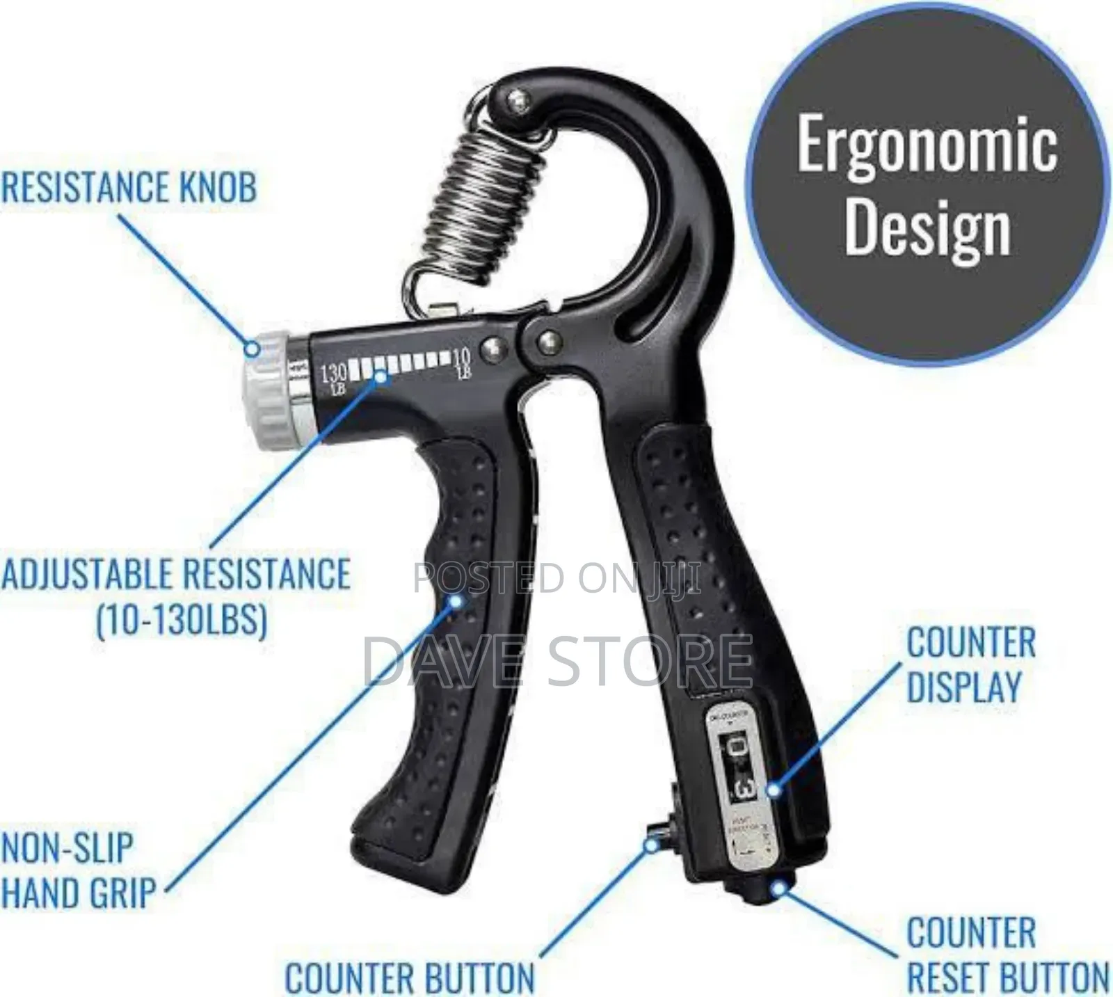 Hand Grip Stainless Steel Spring