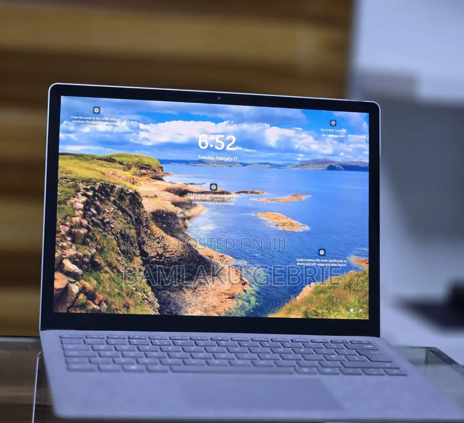 New Laptop Microsoft Surface 16GB Intel Core I7 SSD 256GB