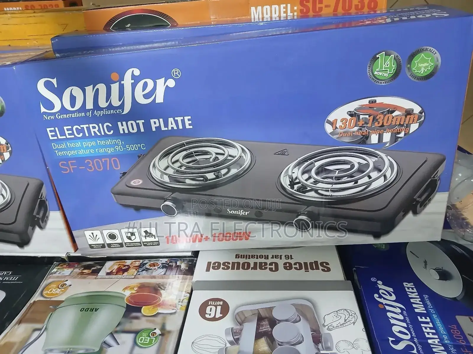 Stove Sonifer Sf-3070 Electric Hot Plate. Key Specifications