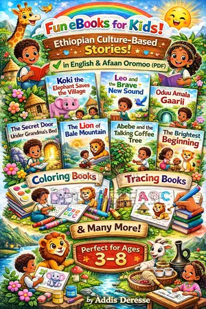 Children Ebook Stories, Coloring and Tracing