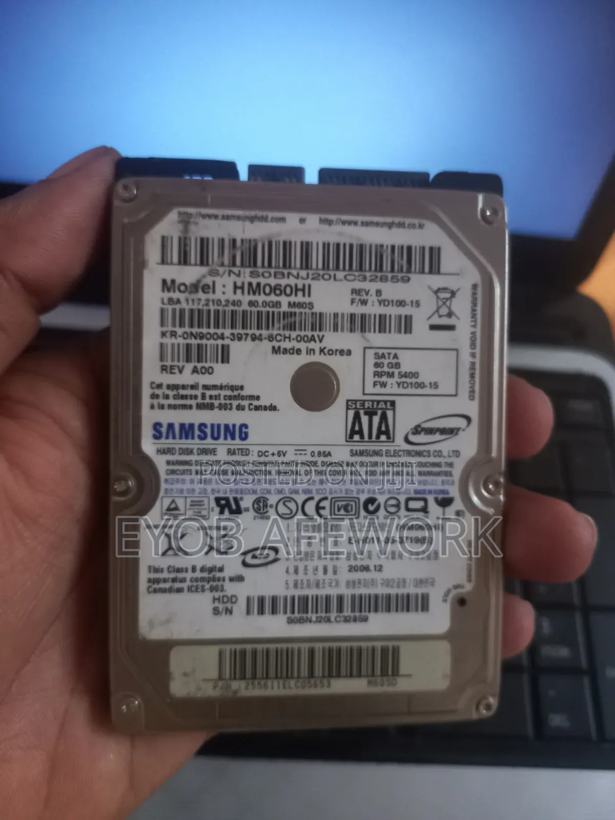 Hard Disk 60gb