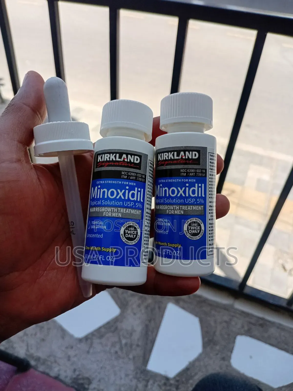 Minoxidil Kirkland Hairgrowth Oil for Men and Women 2month