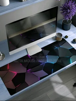 80 X 30 X 0.2cm Geometric Pattern Themed Mouse Pad - Desk Mat