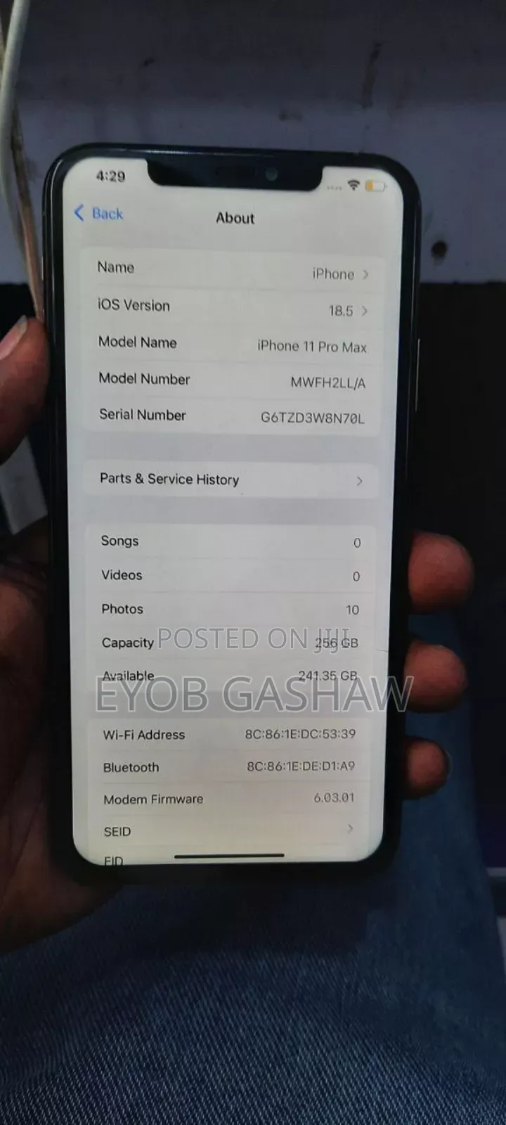 Apple iPhone 11 Pro Max 256 GB Gold