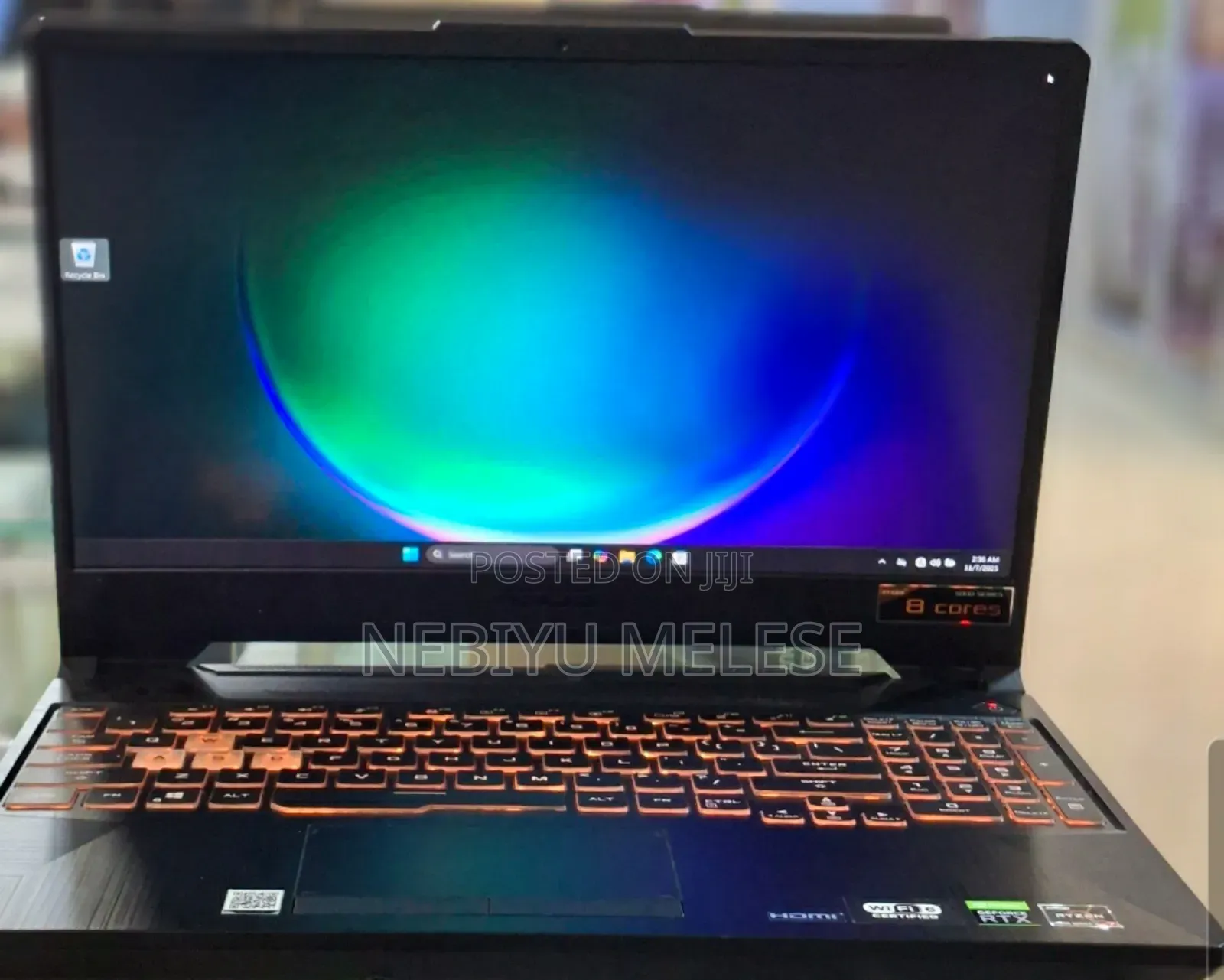 New Laptop Asus TUF Gaming A16 16GB AMD Ryzen 7 SSD 512GB