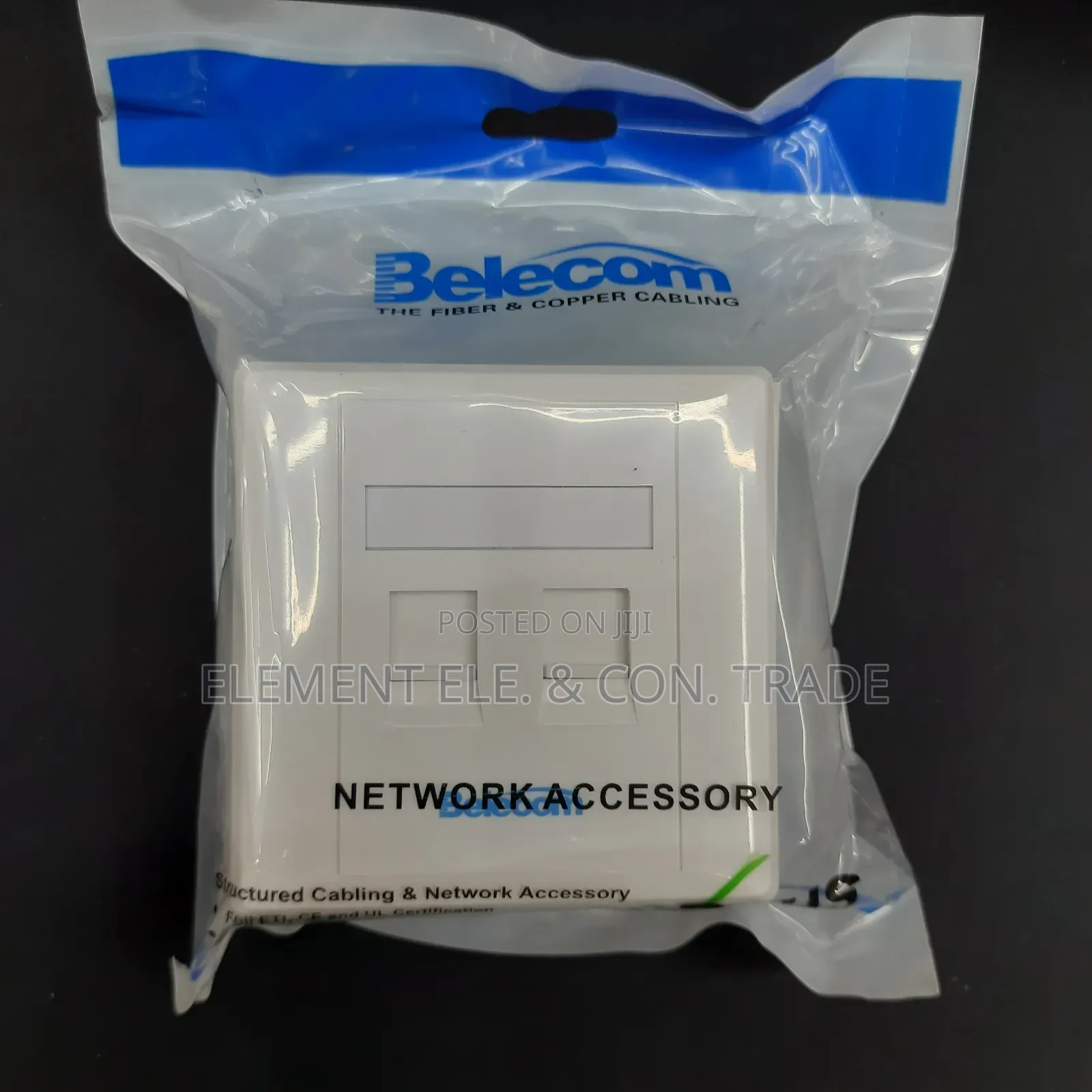 Wall Outlet Double Ports Utp Cat.6a