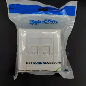 Wall Outlet Double Ports Utp Cat.6a