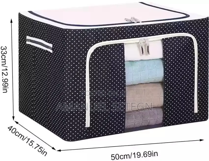 1pcs Foldable Clothes Organizer Storage Bag