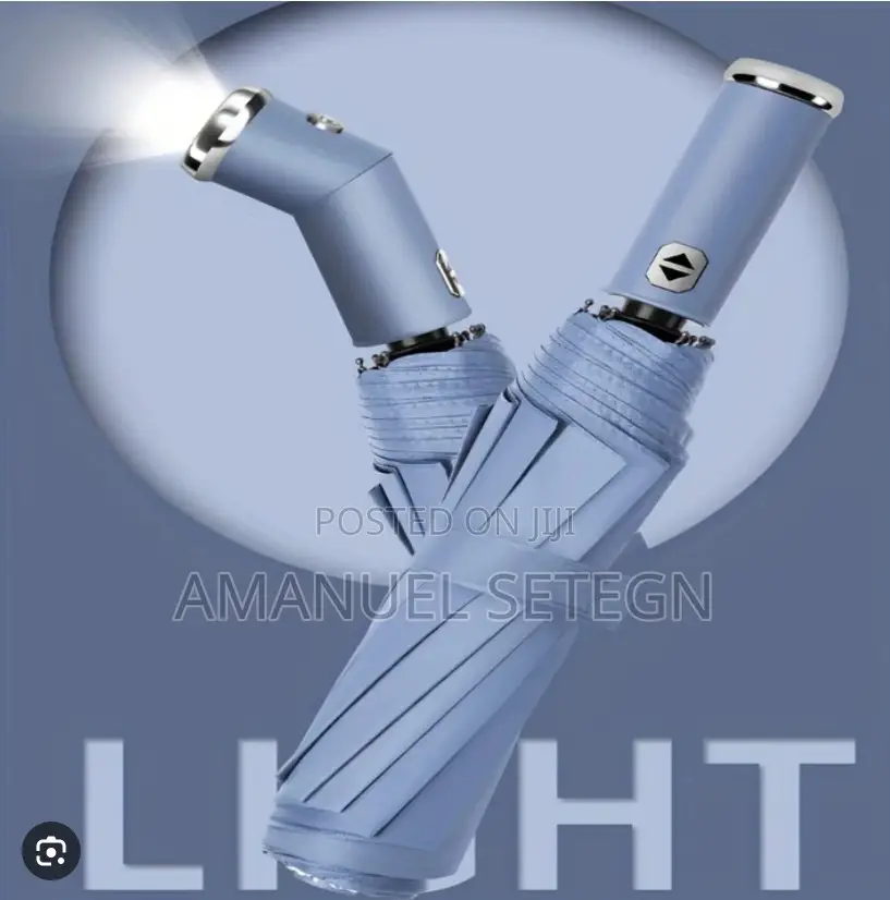 Automatic Led Flashlight Umbrella