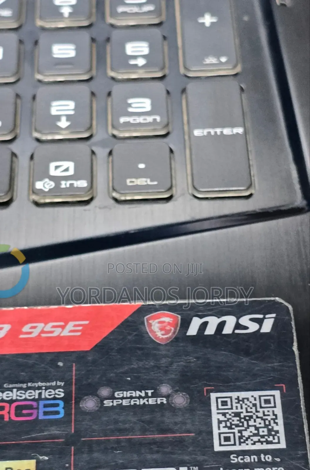 New Laptop MSI 16GB Intel Core I7 SSD 512GB