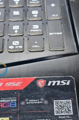New Laptop MSI 16GB Intel Core I7 SSD 512GB