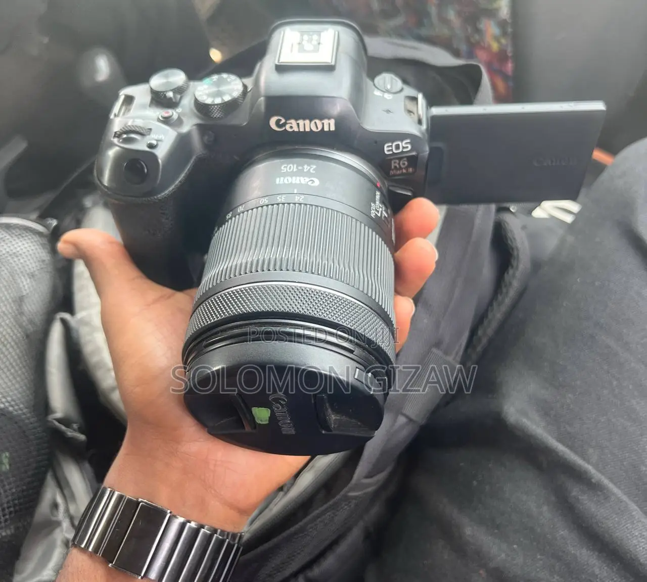 Canon Eos R6 Mark Ii. With 24-105mm and Silver Ef 50mm F1.8 Lens