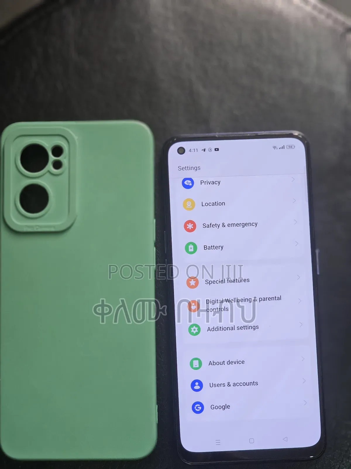 New Oppo Reno7 5G 256 GB Blue