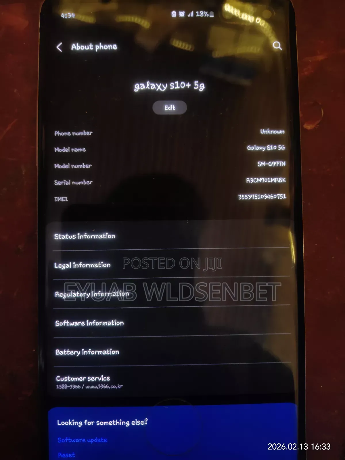 Samsung Galaxy S10 5G 256 GB White