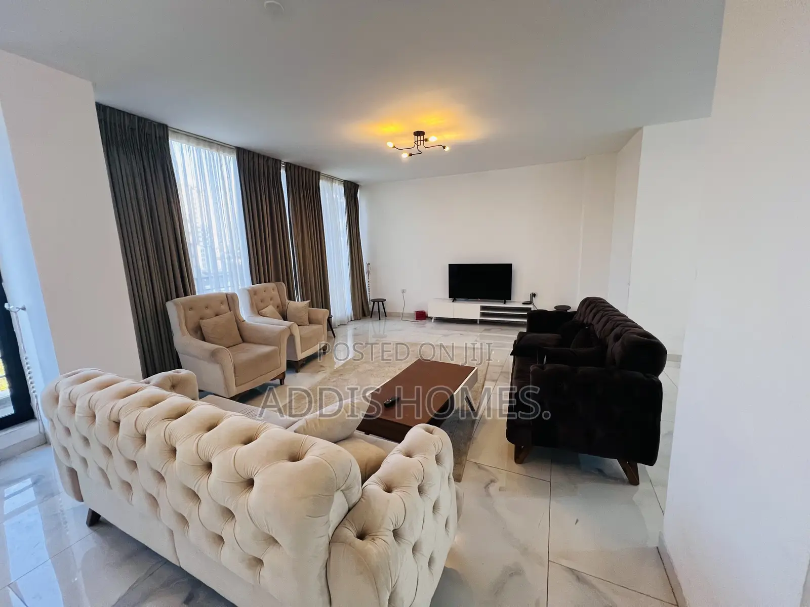 Furnished 3bdrm Apartment in Bole for rent