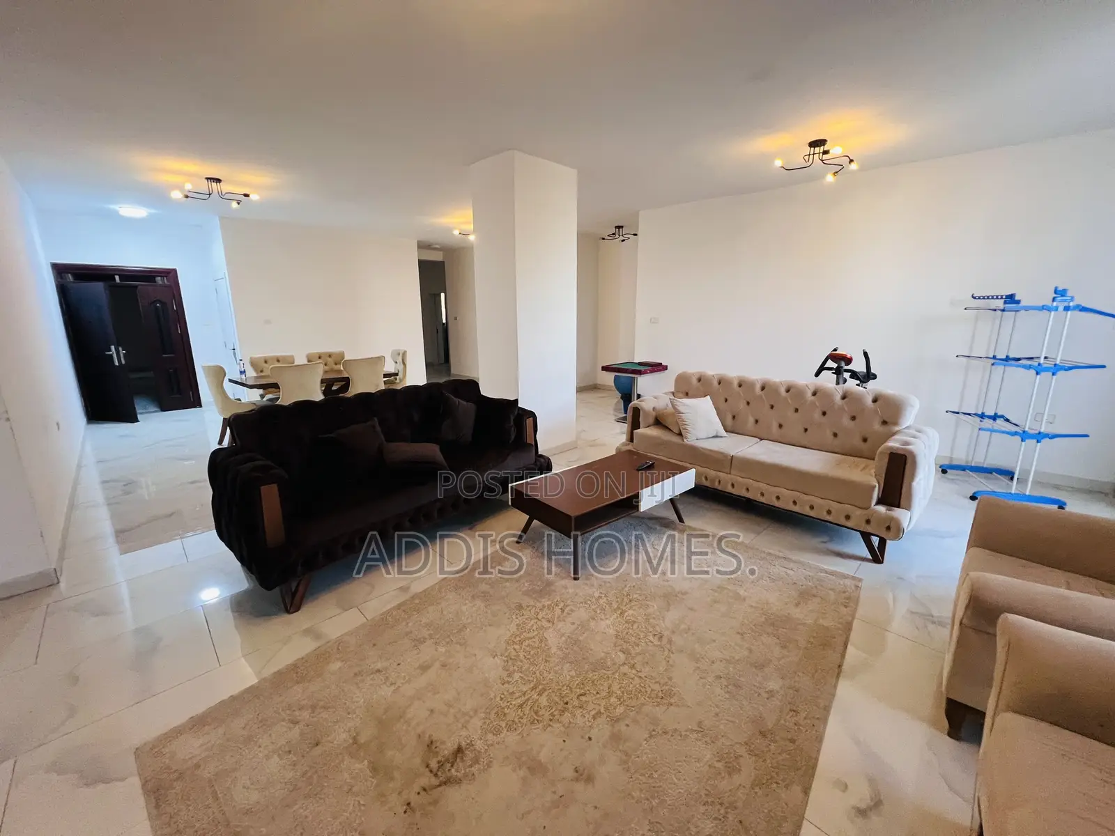 Furnished 3bdrm Apartment in Bole for rent