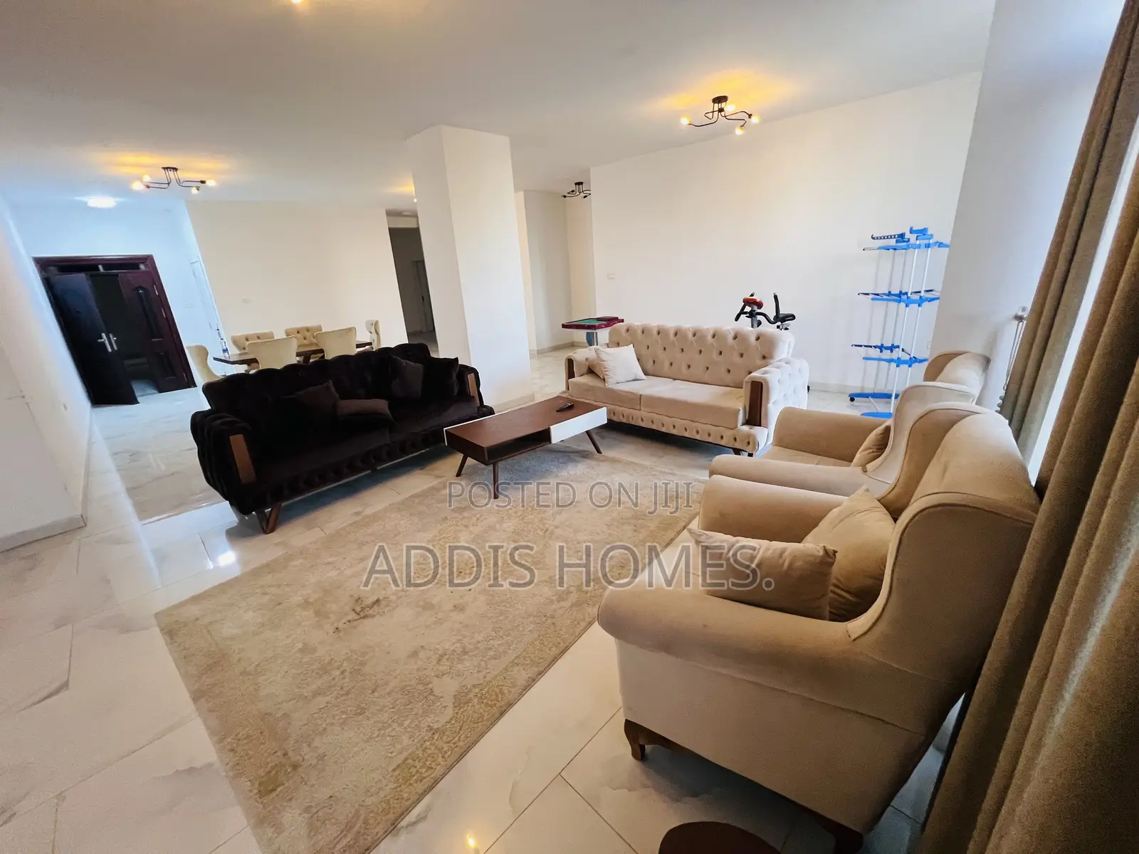 Furnished 3bdrm Apartment in Bole for rent