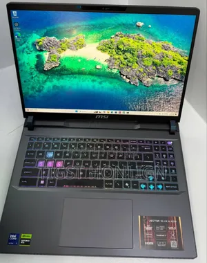 New Laptop MSI Vector 17 HX AI A2XWJG 32GB Intel Core Ultra 7 SSD 512GB