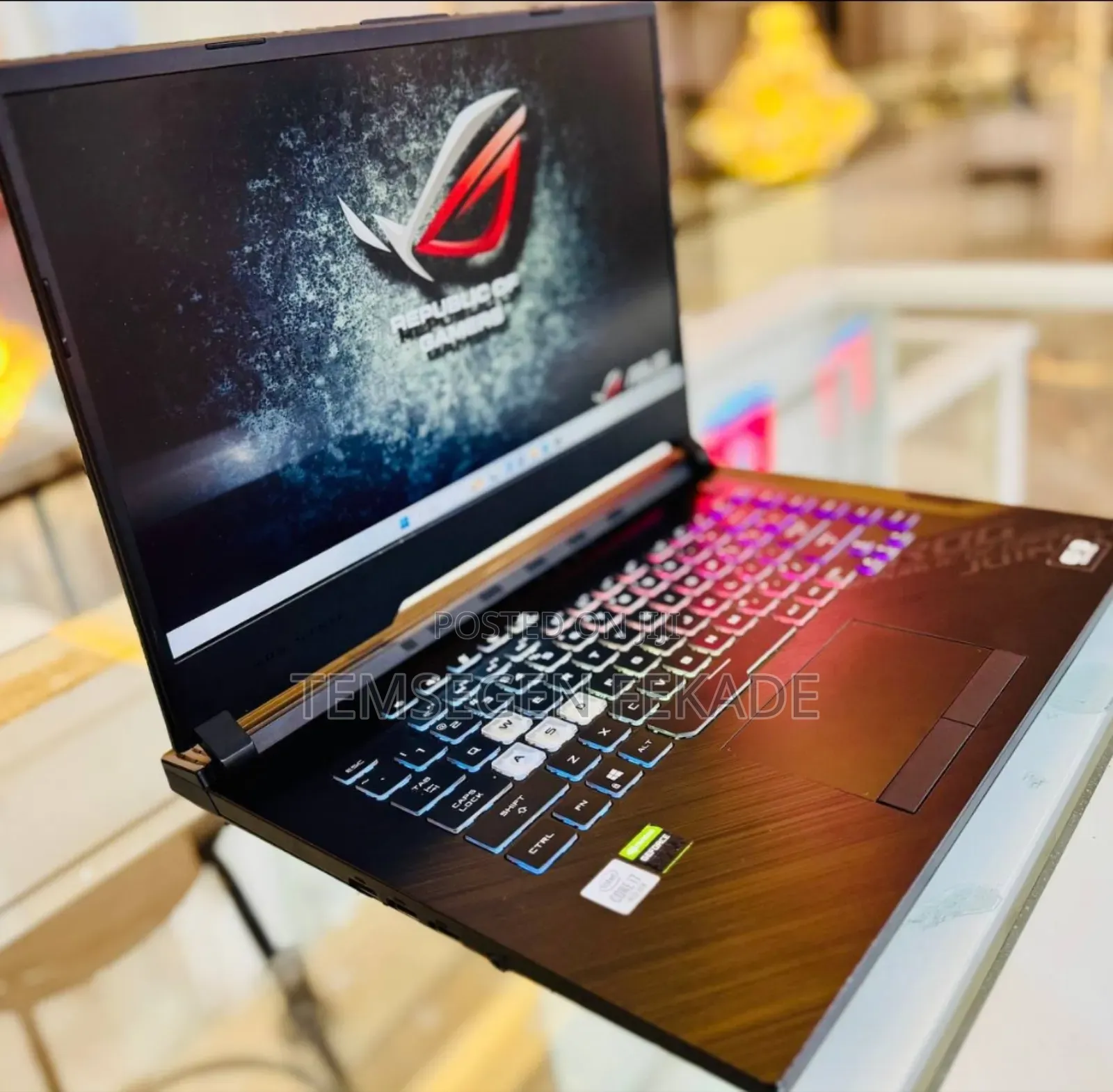 New Laptop Asus ROG Strix G15 G512 16GB Intel Core i7 SSD 512GB