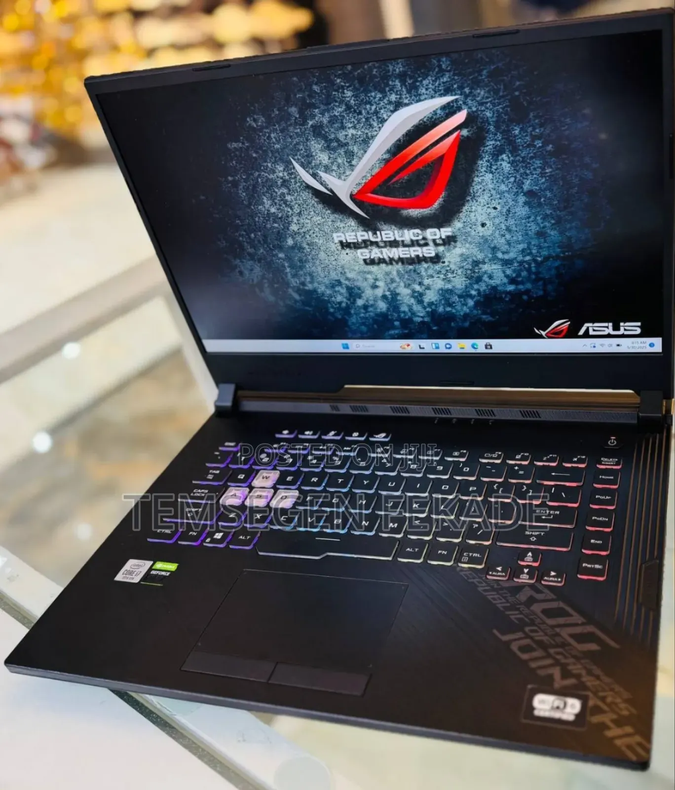New Laptop Asus ROG Strix G15 G512 16GB Intel Core i7 SSD 512GB