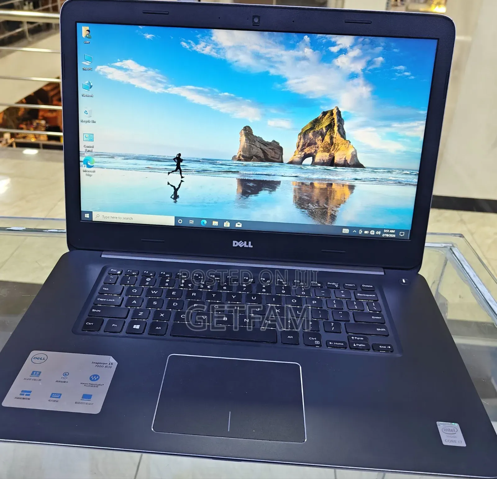 New Laptop Dell Inspiron 15 8GB Intel Core i7 HDD 1T