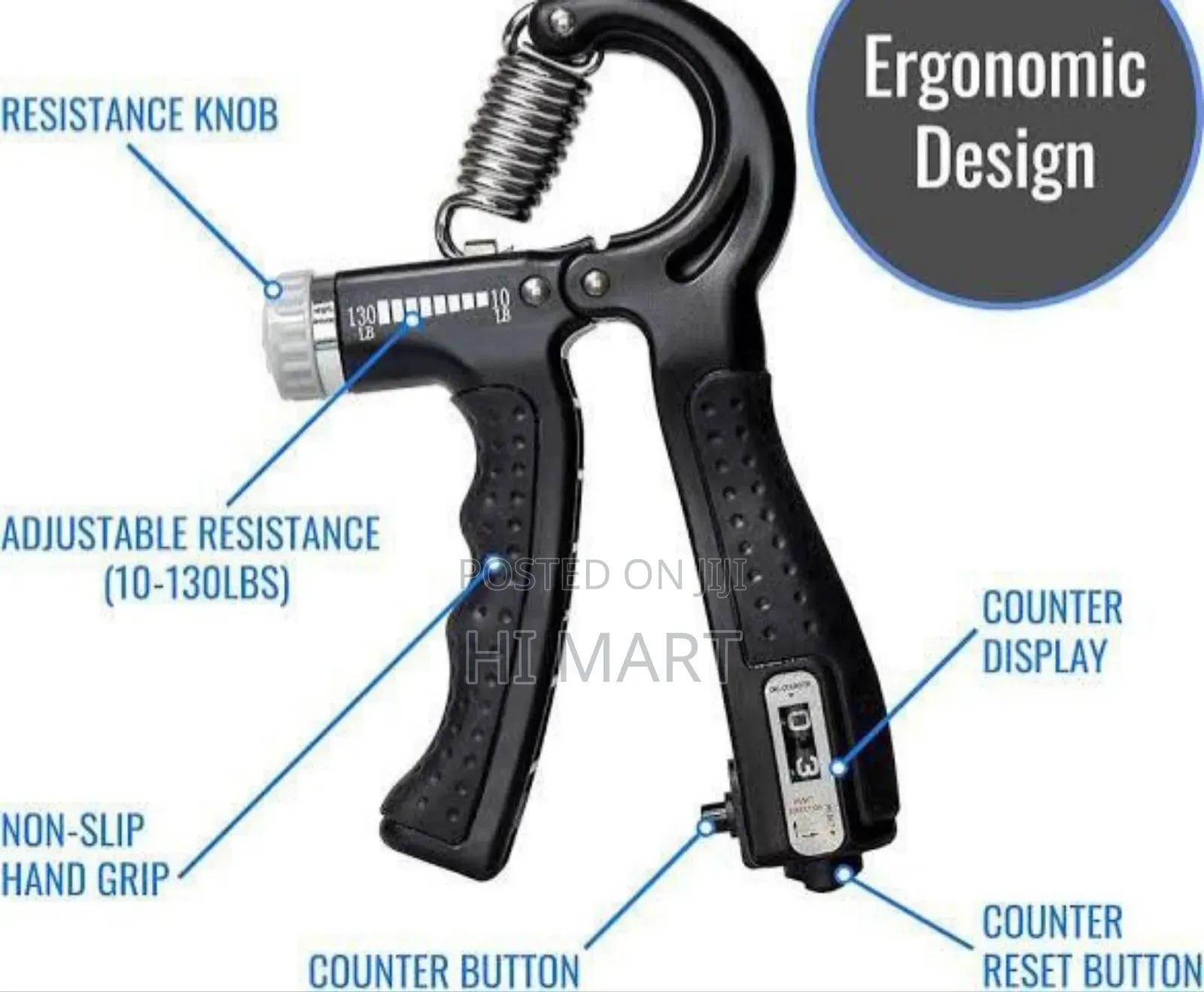 Stainless Steel Spring Hand Grip