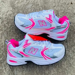 New Balance 530 White/Pink Fashion Sneaker