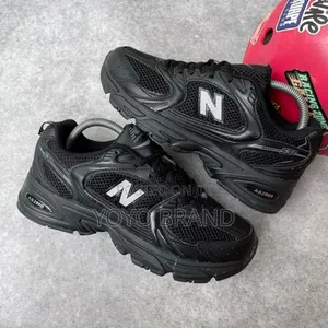New Balance 530 Triple Black Running Unisex Fashion Sneaker