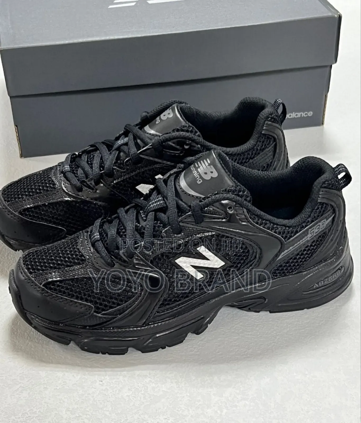 New Balance 530 Triple Black Running Unisex Fashion Sneaker