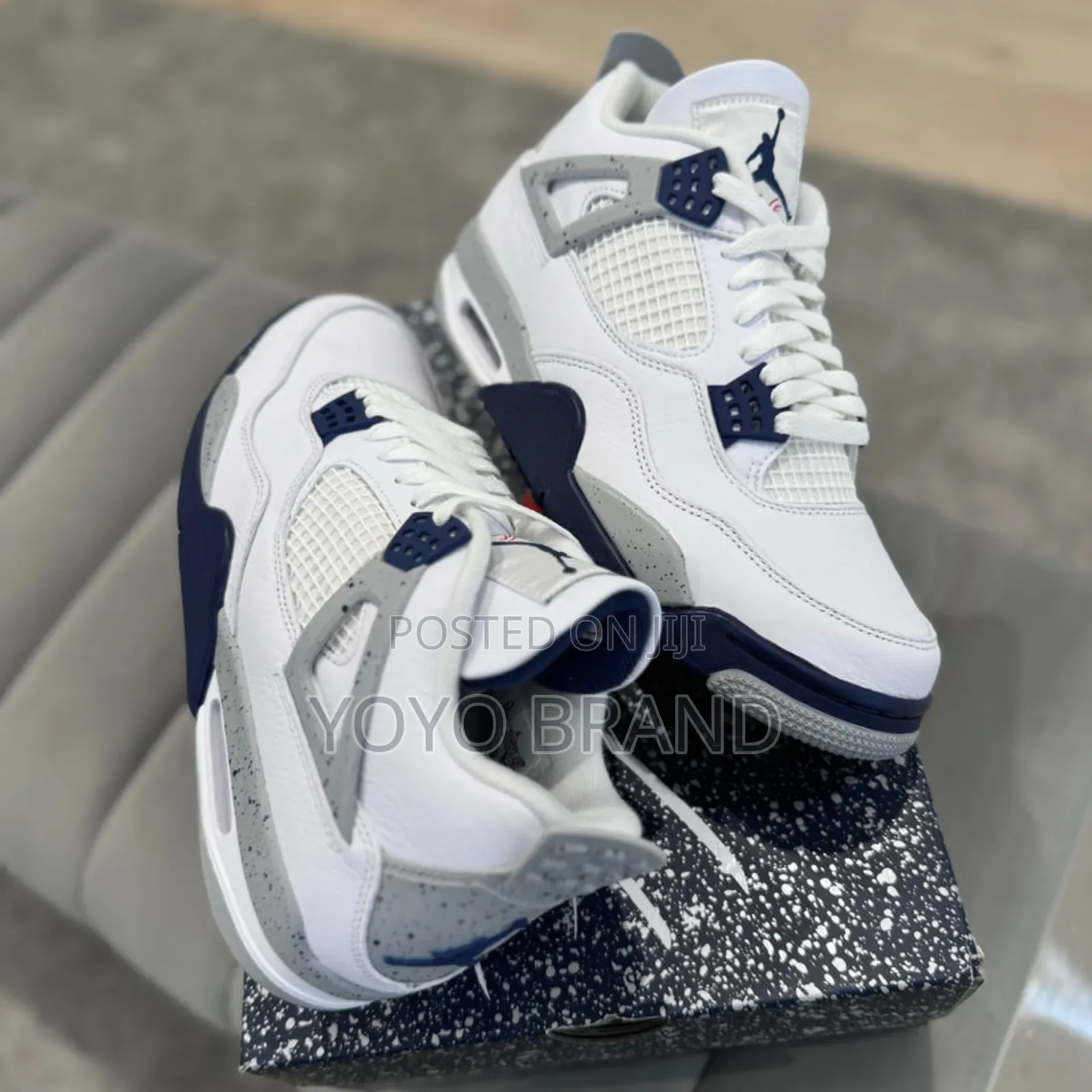 Nike Air Jordan 4 Retro Midnight Navy Fashion Sneaker