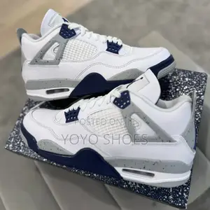 Nike Air Jordan 4 Retro Midnight Navy Fashion Sneaker