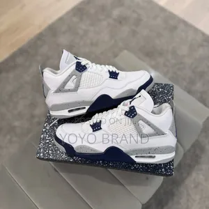 Nike Air Jordan 4 Retro Midnight Navy Fashion Sneaker