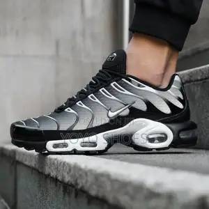 Nike Air Max Plus ’’Black Metalic Silver ’’Unisex Fashion Sneaker