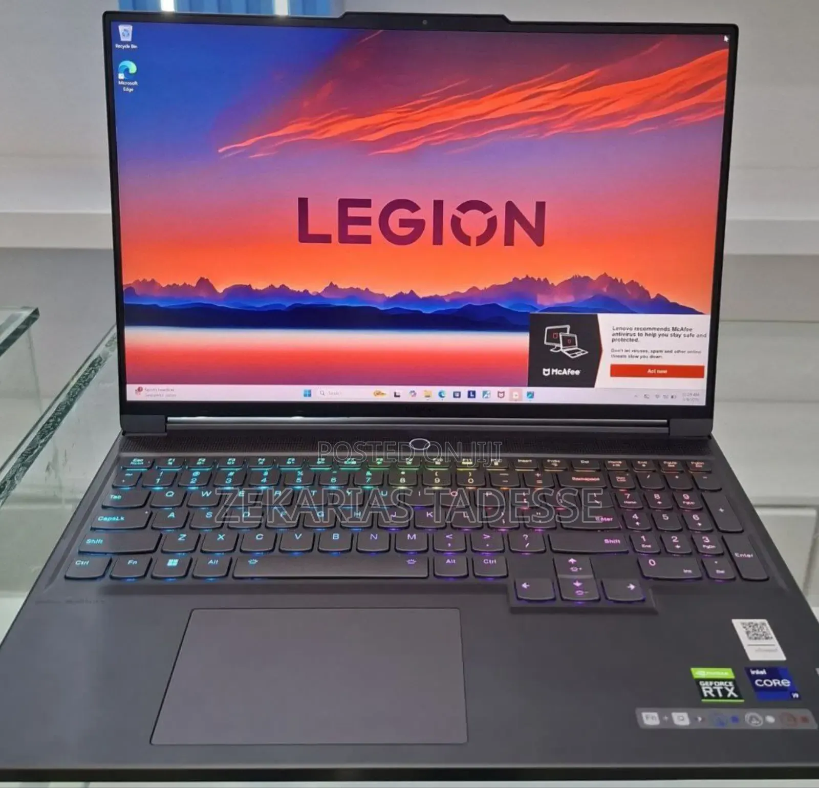 New Laptop Lenovo Legion 7 16GB Intel Core i9 SSD 1T
