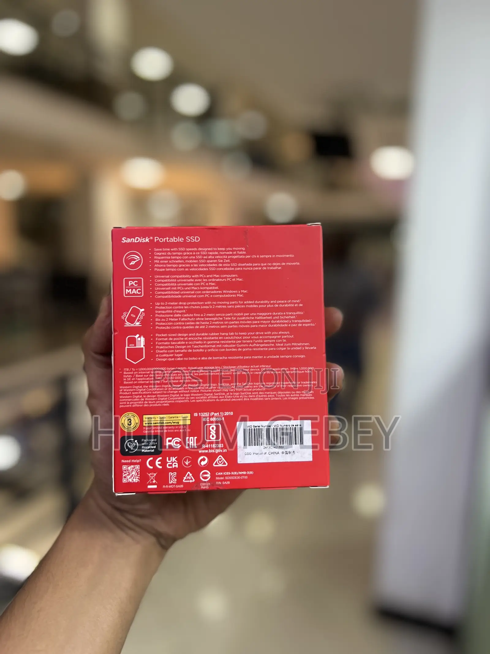 Sandisk 2 Tb SSD Portable