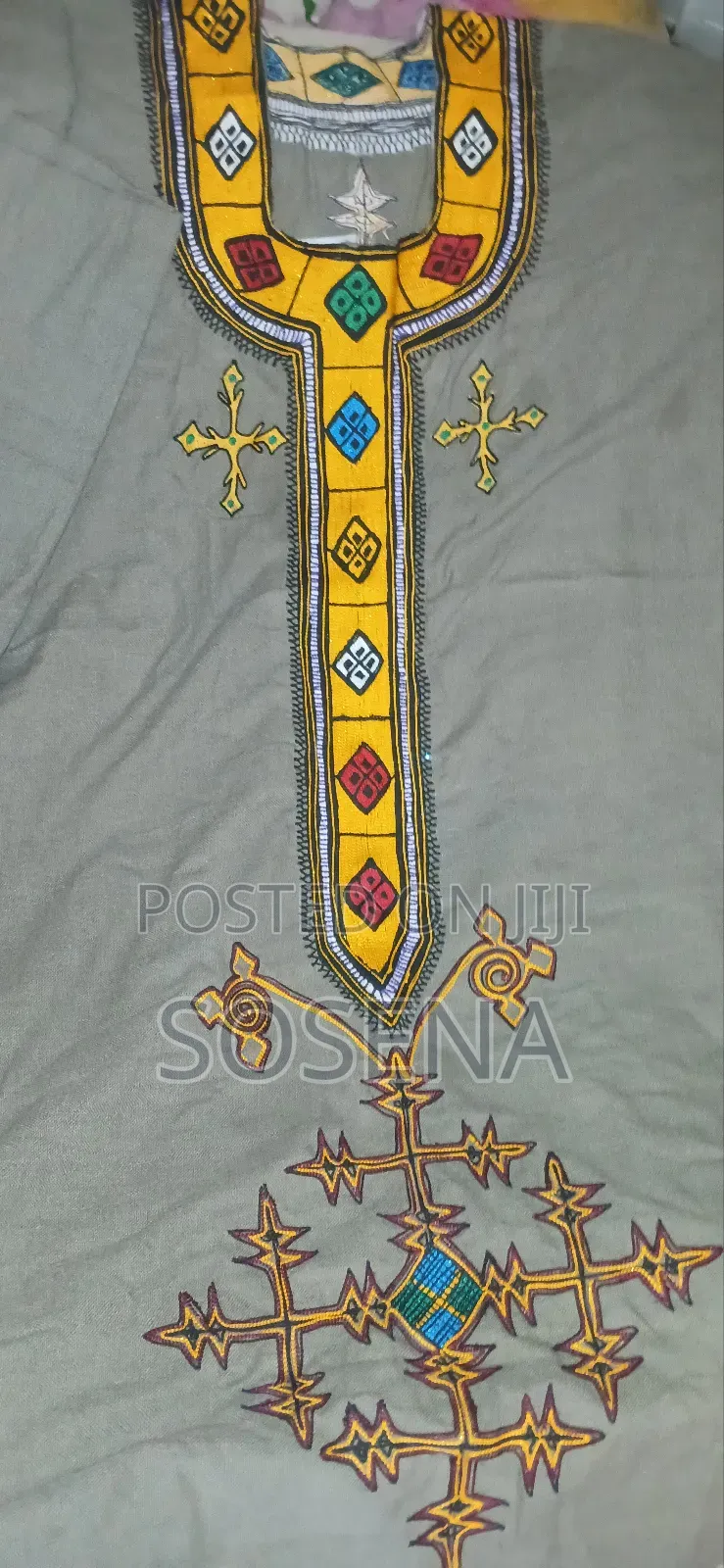 Ethiopian Cultural Clothes Made by Cotton and Other Material