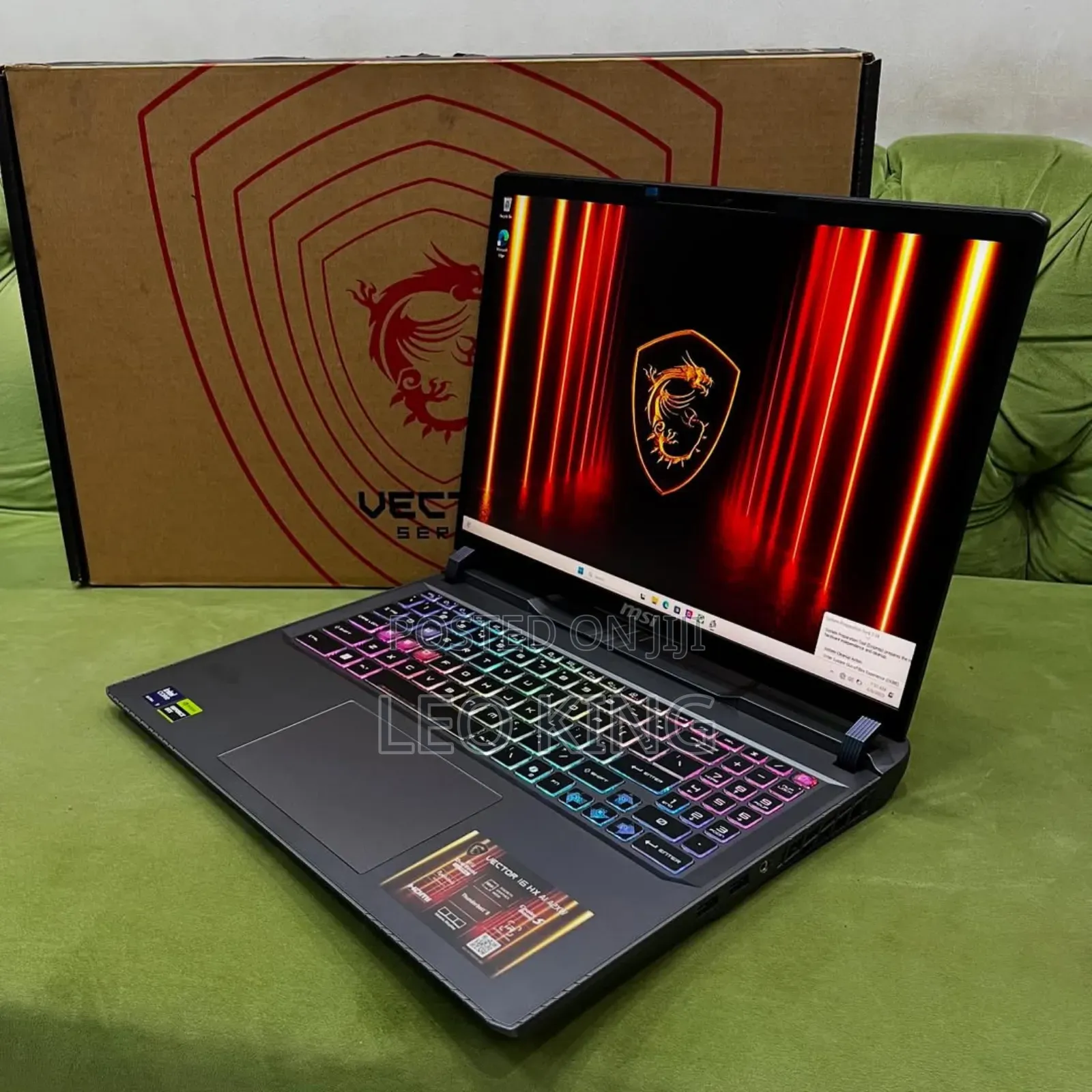 New Laptop MSI Vector 16 HX AI A2XWIG 32GB Intel Core Ultra 7 SSD 512GB