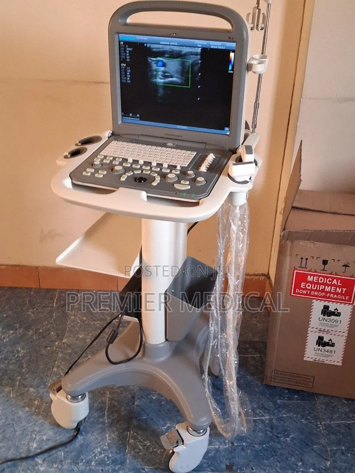 Color Doppler Ultrasound Machine With Two Probes