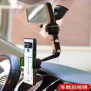 Rearview Mirror Phone Holder