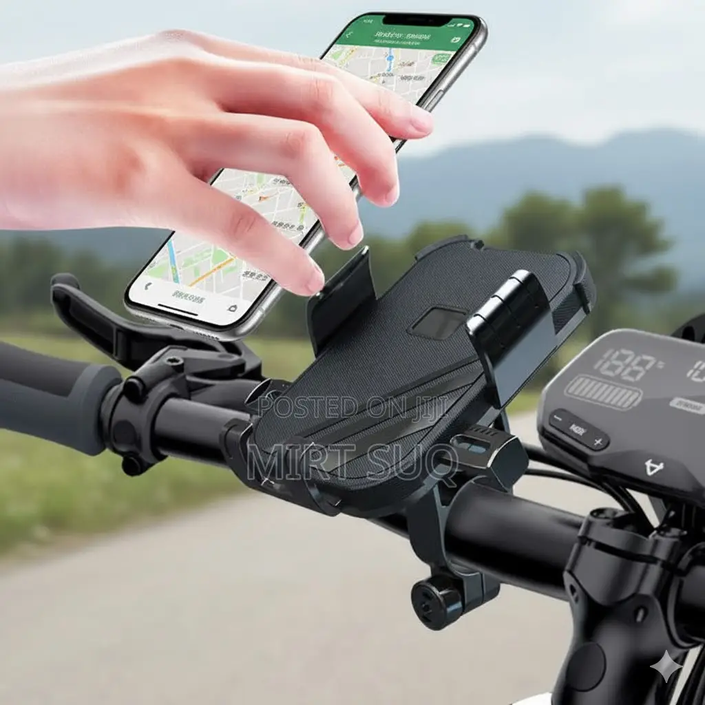 Bicycle 360° Rotation Automatic Lock Phone Holder